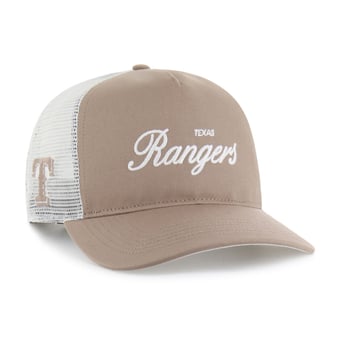 Men's '47  Brown Texas Rangers Foundational Mesh Hitch Adjustable Hat