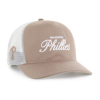 Men's '47  Brown Philadelphia Phillies Foundational Mesh Hitch Adjustable Hat