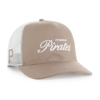 Men's '47  Brown Pittsburgh Pirates Foundational Mesh Hitch Adjustable Hat