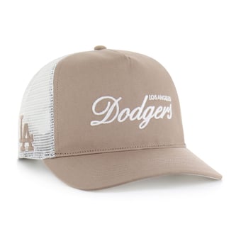 Men's '47  Brown Los Angeles Dodgers Foundational Mesh Hitch Adjustable Hat