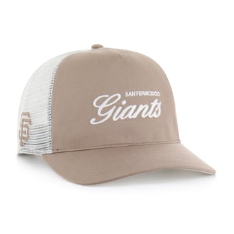 Men's '47  Brown San Francisco Giants Foundational Mesh Hitch Adjustable Hat