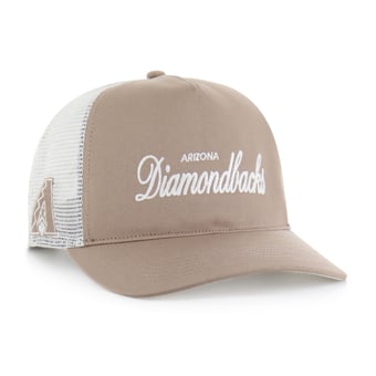 Men's '47  Brown Arizona Diamondbacks Foundational Mesh Hitch Adjustable Hat
