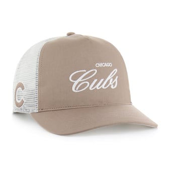 Men's '47  Brown Chicago Cubs Foundational Mesh Hitch Adjustable Hat