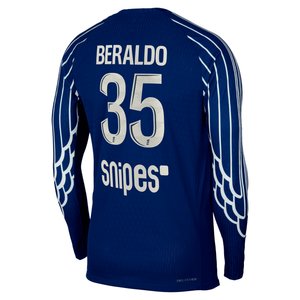 Maillot Fourth Match PSG Jordan Dri-FIT ADV 24/25 - Manches longues - Enfant avec flocage Beraldo 35, vue 4