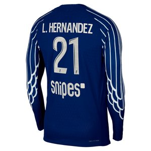 Maillot Fourth Match PSG Jordan Dri-FIT ADV 24/25 - Manches longues - Enfant avec flocage L.Hernandez 21, vue 4