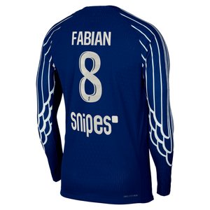 Maillot Fourth Match PSG Jordan Dri-FIT ADV 24/25 - Manches longues - Enfant avec flocage Fabian  8, vue 4