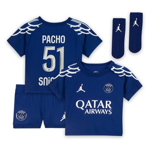 Tenue Fourth Stadium PSG Jordan 2024-25 - Bébé avec flocage Pacho 51, vue 2