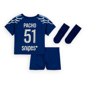 Tenue Fourth Stadium PSG Jordan 2024-25 - Bébé avec flocage Pacho 51, vue 4