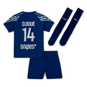 Tenue Fourth Stadium PSG Jordan 2024-25 - Jeune Enfant avec flocage D.Doué 14, vue 4