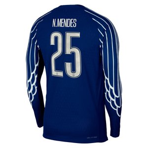 Maillot Fourth Match PSG Jordan Dri-FIT ADV 24/25 - Manches longues - Enfant - Flocage Coupe N.Mendes 25, vue 4
