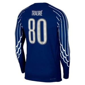 Maillot Fourth Match PSG Jordan Dri-FIT ADV 24/25 - Manches longues - Enfant avec flocage Traoré 80, vue 4