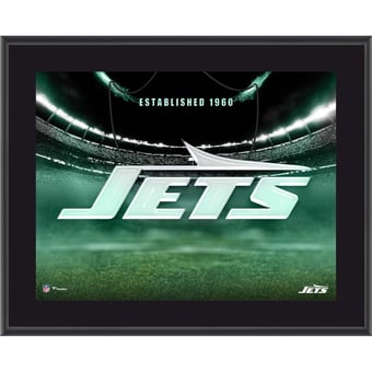 New York Jets 10.5" x 13" Horizontal Team Logo Sublimated Plaque