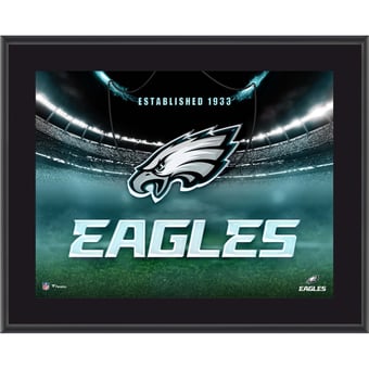 "Philadelphia Eagles 10.5"" x 13"" Horizontal Team Logo Sublimated Plaque"