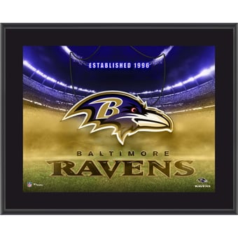 Baltimore Ravens 10.5" x 13" Horizontal Team Logo Sublimated Plaque