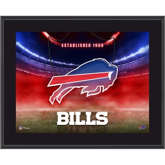 Buffalo Bills 10.5" x 13" Horizontal Team Logo Sublimated Plaque