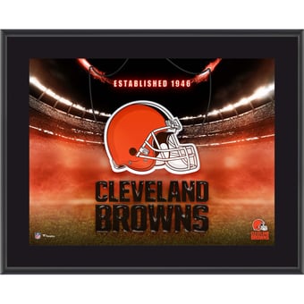 Cleveland Browns 10.5" x 13" Horizontal Team Logo Sublimated Plaque