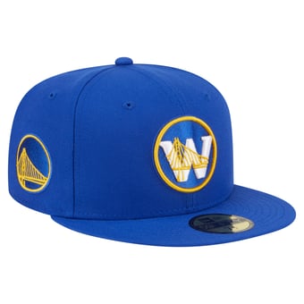 Men's New Era  Royal Golden State Warriors Deceptor 59FIFTY Fitted Hat