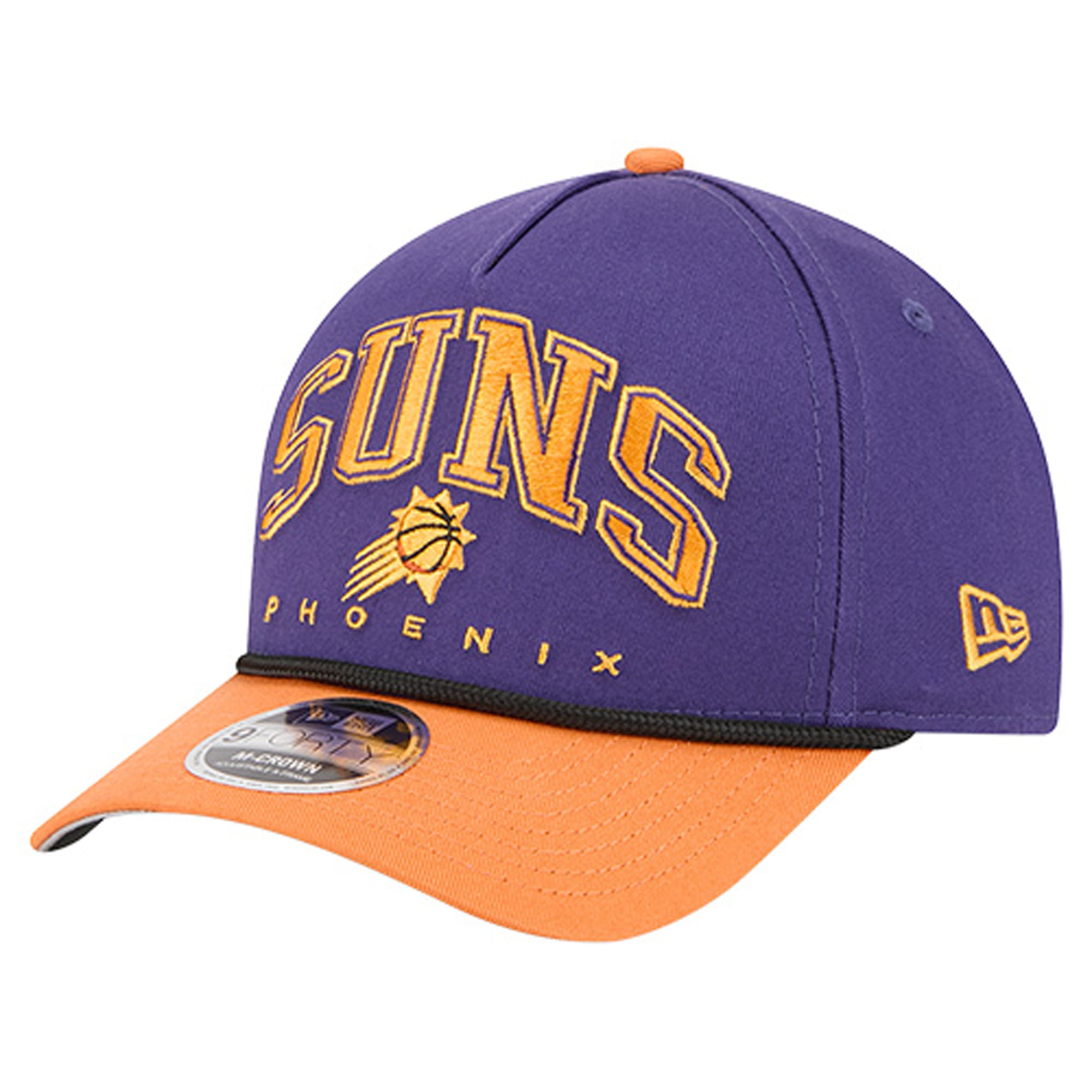 Men's New Era  Purple Phoenix Suns Bold Arch COOLERA 9FORTY A-Frame M-Crown Adjustable Hat