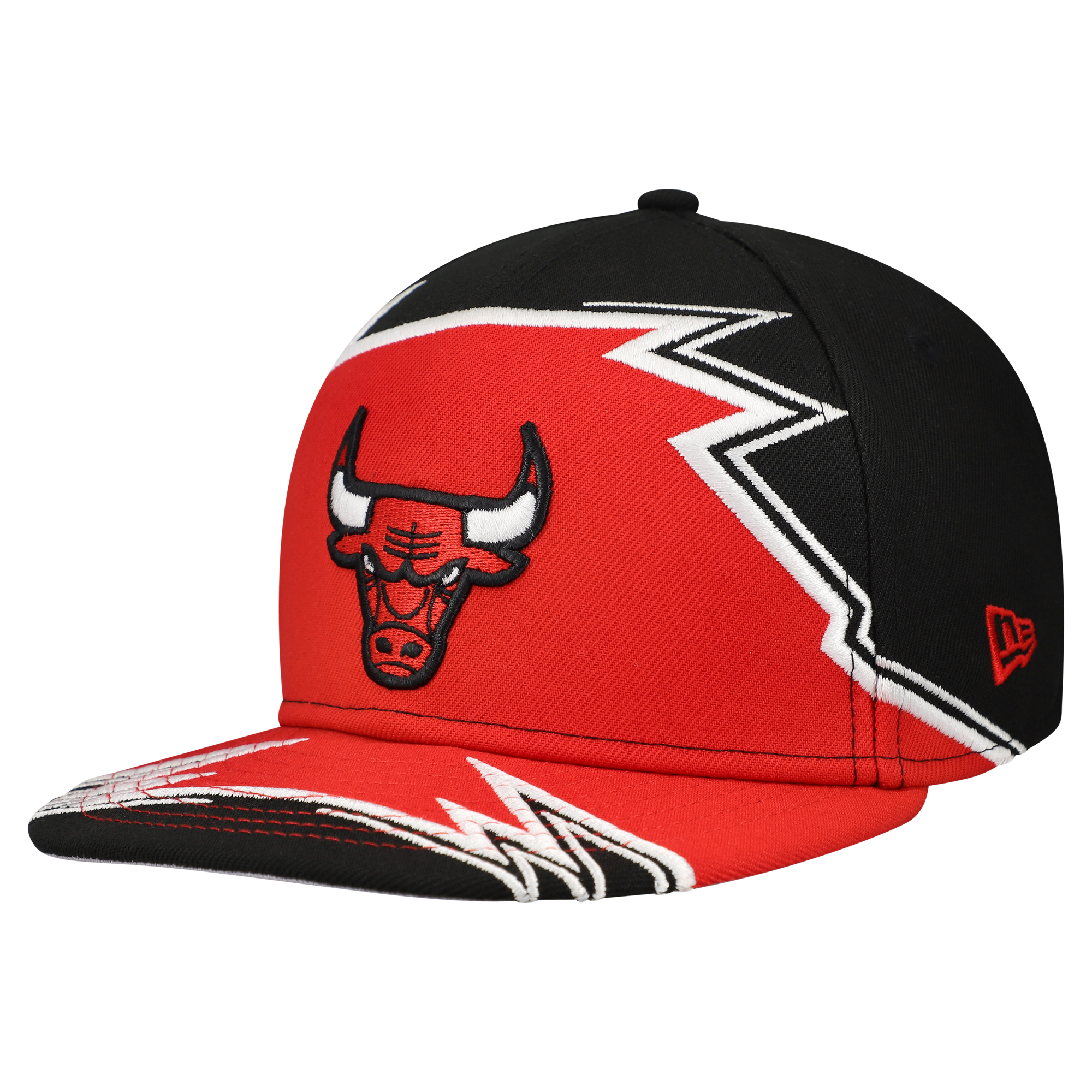 Youth New Era Black Chicago Bulls Break 59FIFTY Fitted Hat