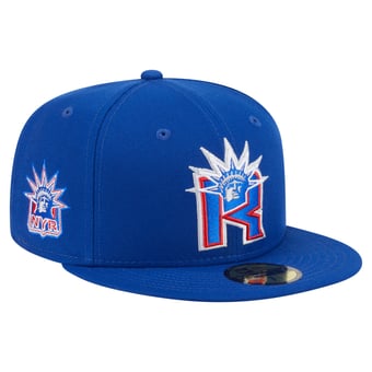 Men's New Era  Blue New York Rangers Deceptor 59FIFTY Fitted Hat