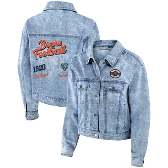 Women's WEAR by Erin Andrews  Chicago Bears Full-Snap Denim Jacket