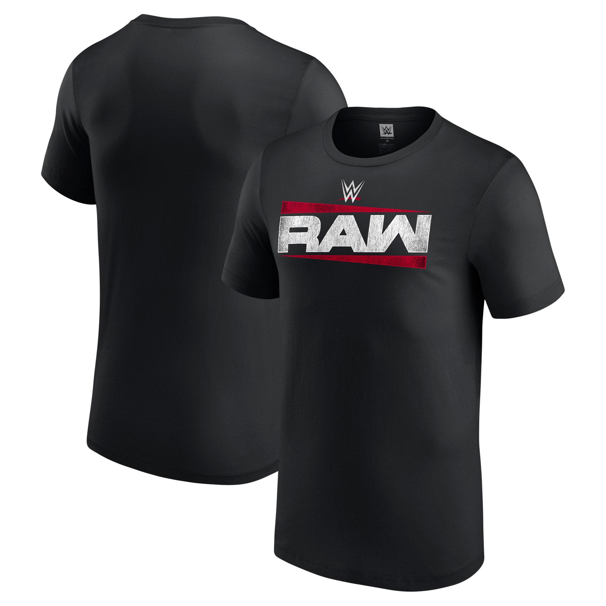 Men’s Black RAW Distressed Logo T-Shirt Men’s Black RAW Distressed Logo T-Shirt