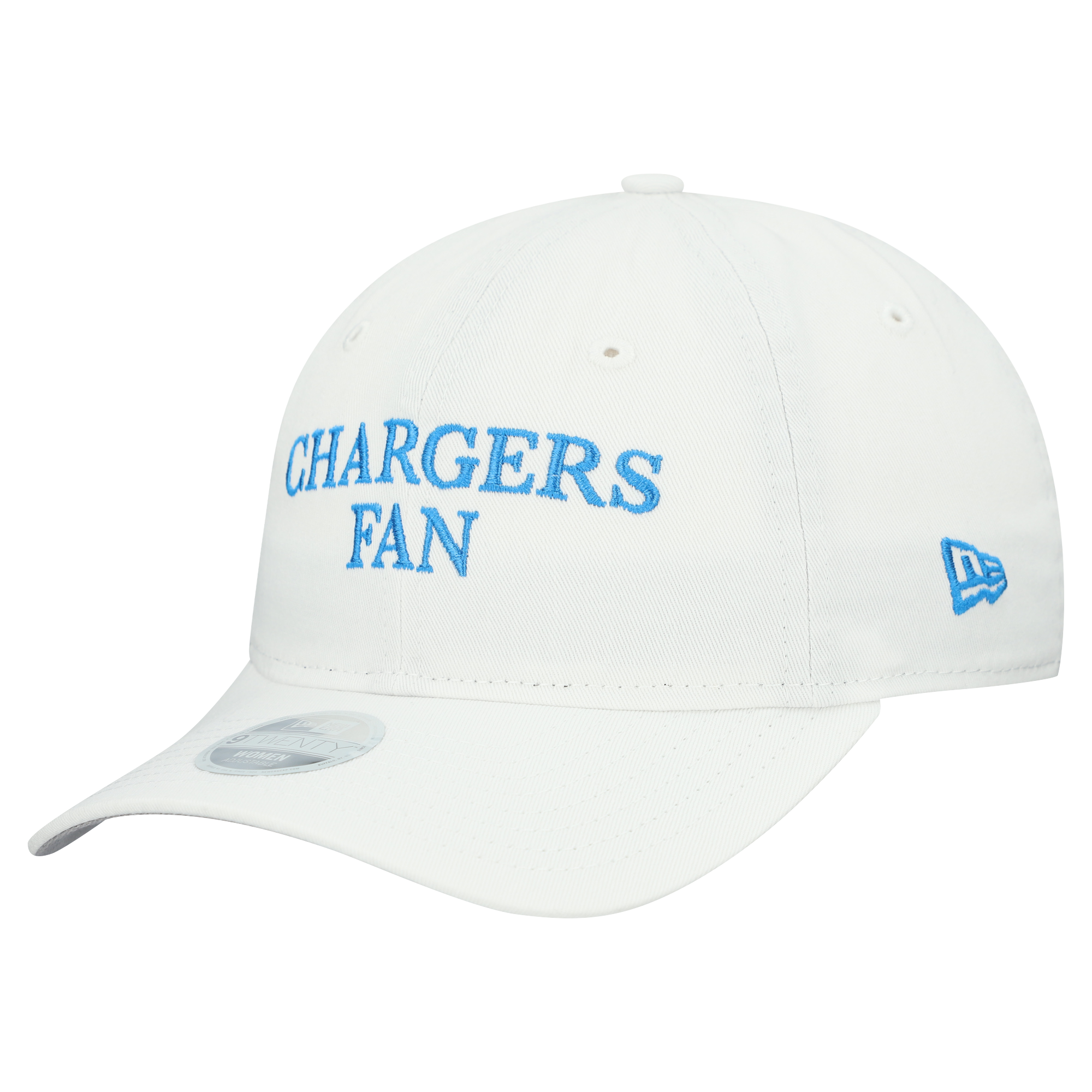 Women's New Era White Los Angeles Chargers Team Fan 9TWENTY Adjustable Hat