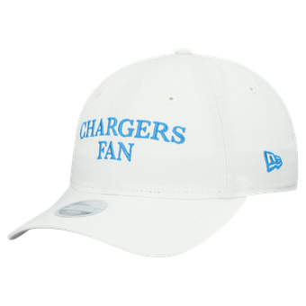 Women's New Era White Los Angeles Chargers Team Fan 9TWENTY Adjustable Hat
