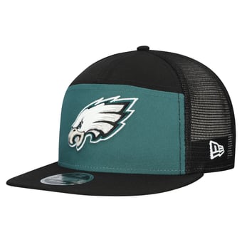 Men's New Era Midnight Green/Black Philadelphia Eagles Outdoor Split Panel 9FIFTY Snapback Hat