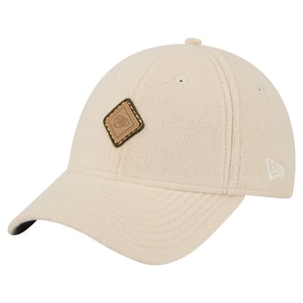Women's New Era Cream Kansas City Chiefs Comfy 9FORTY Adjustable Hat