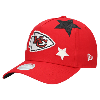 Women's New Era  Red Kansas City Chiefs  Stardom A-Frame 9FORTY Adjustable Hat