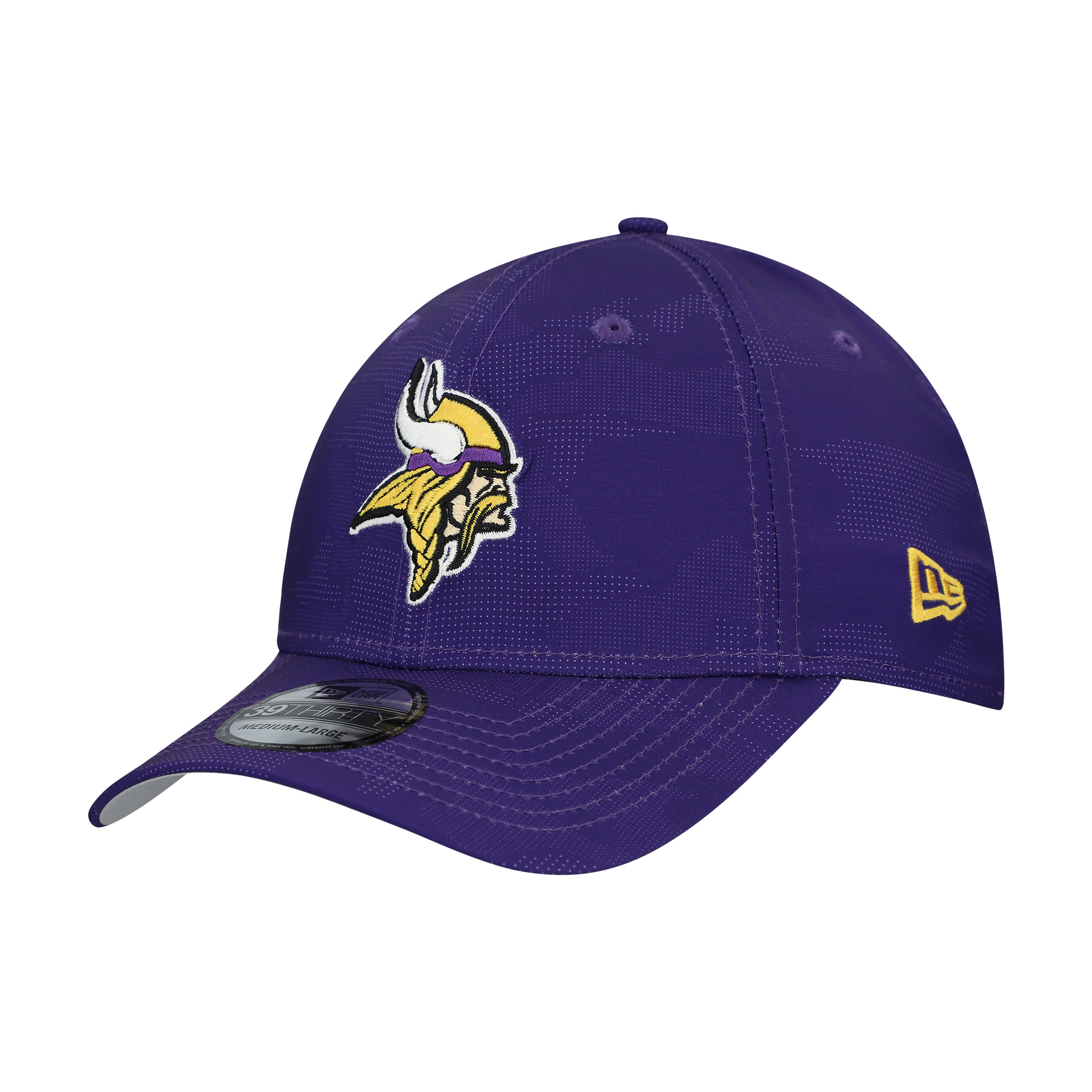 Men's New Era Purple Minnesota Vikings Tonal Camo 39THIRTY Stretch Fit Hat