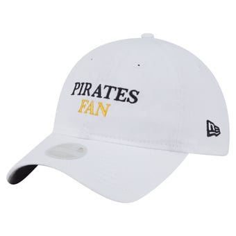 Women's New Era White Pittsburgh Pirates Team Fan 9TWENTY Adjustable Hat
