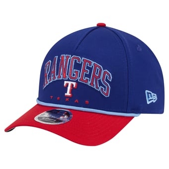 Men's New Era Royal/Red Texas Rangers Arch 9FORTY A-Frame M-Crown Adjustable Hat