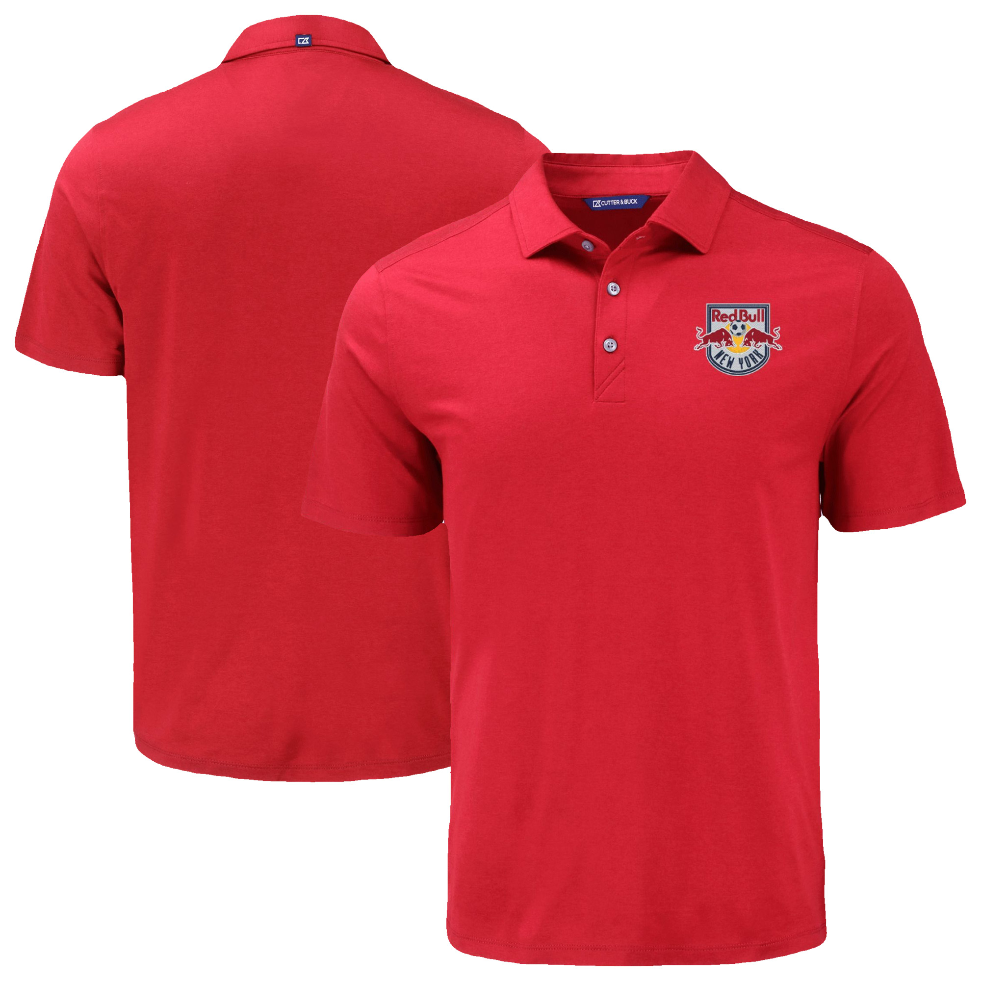 Men’s Cutter & Buck Red New York Red Bulls Coastline Epic Comfort Eco Recycled Polo Men’s Cutter & Buck Red New York Red Bulls Coastline Epic Comfort Eco Recycled Polo