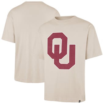 Men's '47 Cream Oklahoma Sooners Ravine Foundation T-Shirt