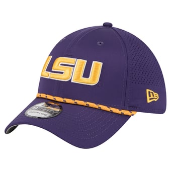 Men's New Era  Purple LSU Tigers Rope 39THIRTY Flex Hat