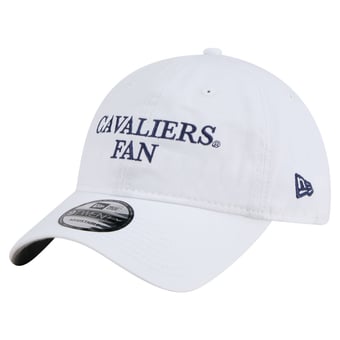 Men's New Era White Virginia Cavaliers Fan 9TWENTY Adjustable Hat