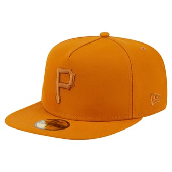 Men's New Era Orange Pittsburgh Pirates Color Pack A-Frame 59FIFTY Fitted Hat