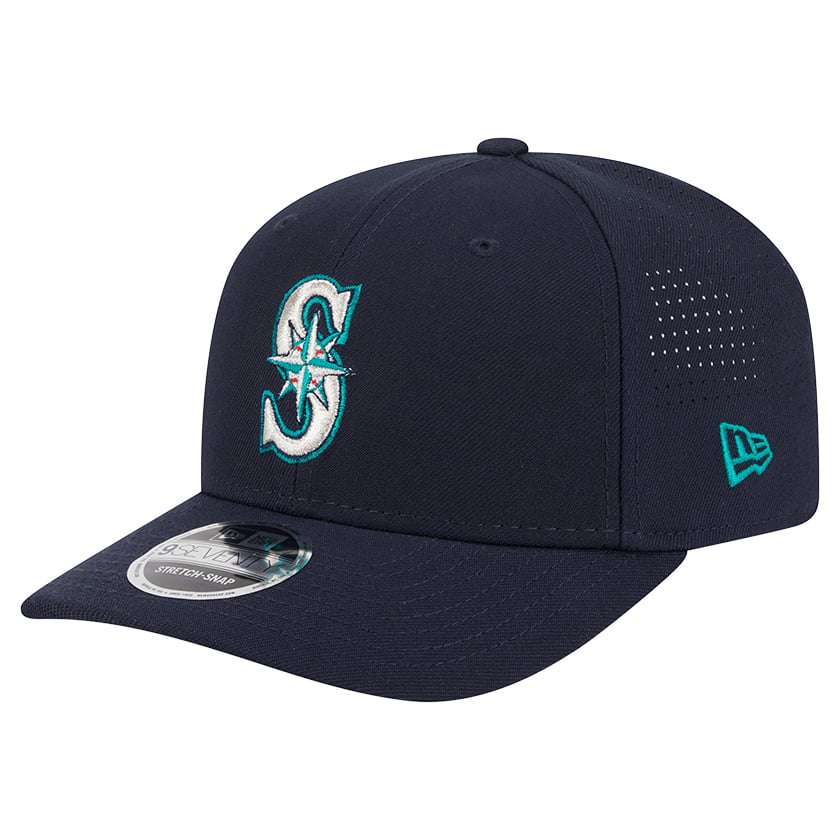 Men's New Era  Navy Seattle Mariners Performance 9SEVENTY Adjustable Hat