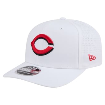 Men's New Era White Cincinnati Reds COOLERA 9SEVENTY Adjustable Hat