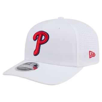 Men's New Era White Philadelphia Phillies COOLERA 9SEVENTY Adjustable Hat