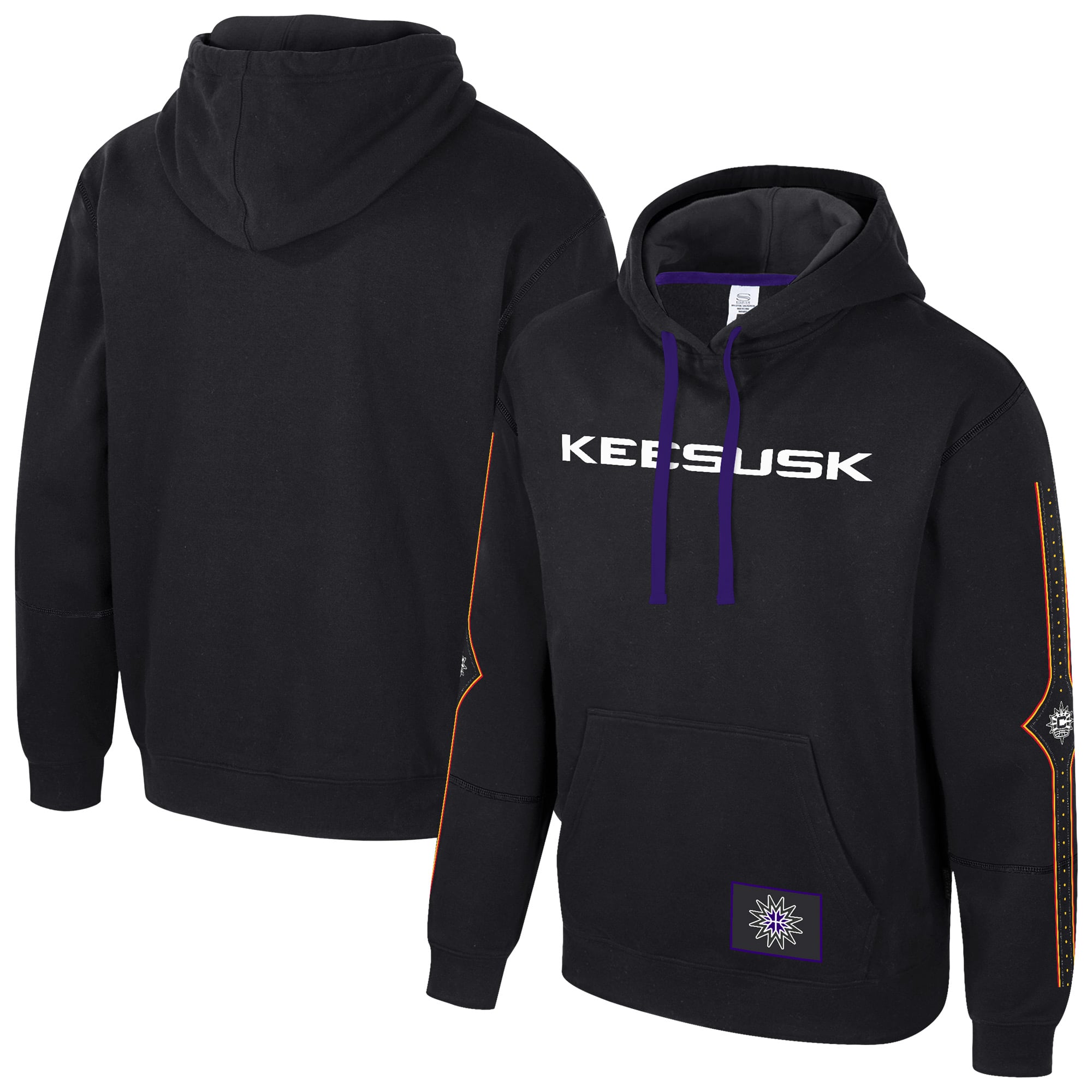 Unisex Stadium Essentials Black Connecticut Sun City Star Rebel Edition Pullover Hoodie