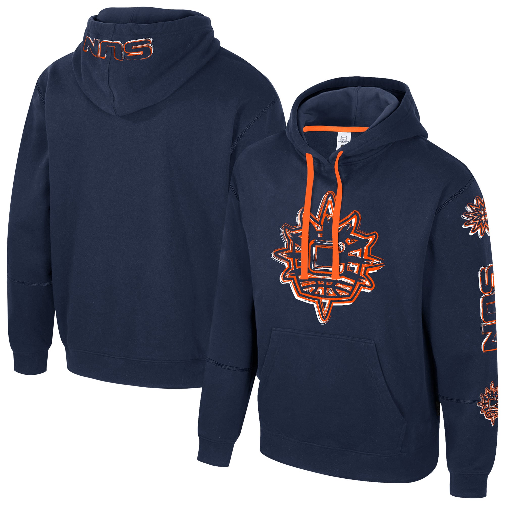 Unisex Stadium Essentials Navy Connecticut Sun Elementized Pullover Hoodie