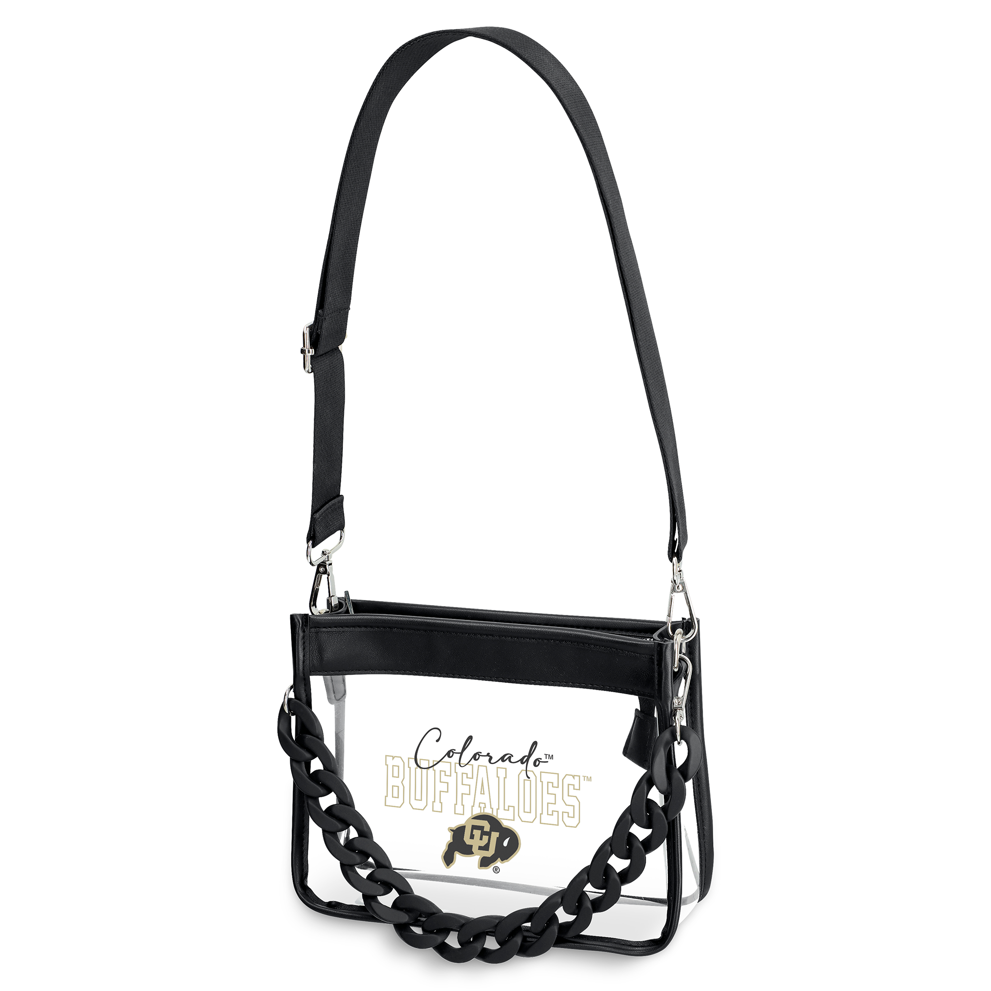 WEAR by Erin Andrews  Colorado Buffaloes Plastic Chain Mini Crossbody Bag