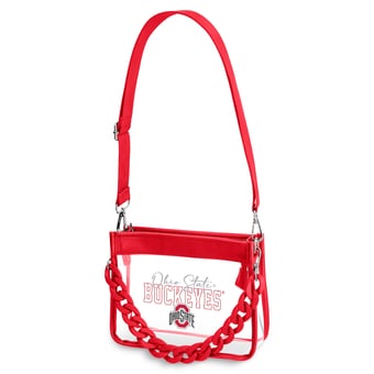 WEAR by Erin Andrews  Ohio State Buckeyes Plastic Chain Mini Crossbody Bag