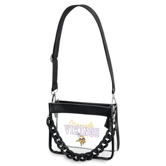WEAR by Erin Andrews  Minnesota Vikings Plastic Chain Mini Crossbody Bag
