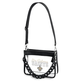 WEAR by Erin Andrews  New Orleans Saints Plastic Chain Mini Crossbody Bag