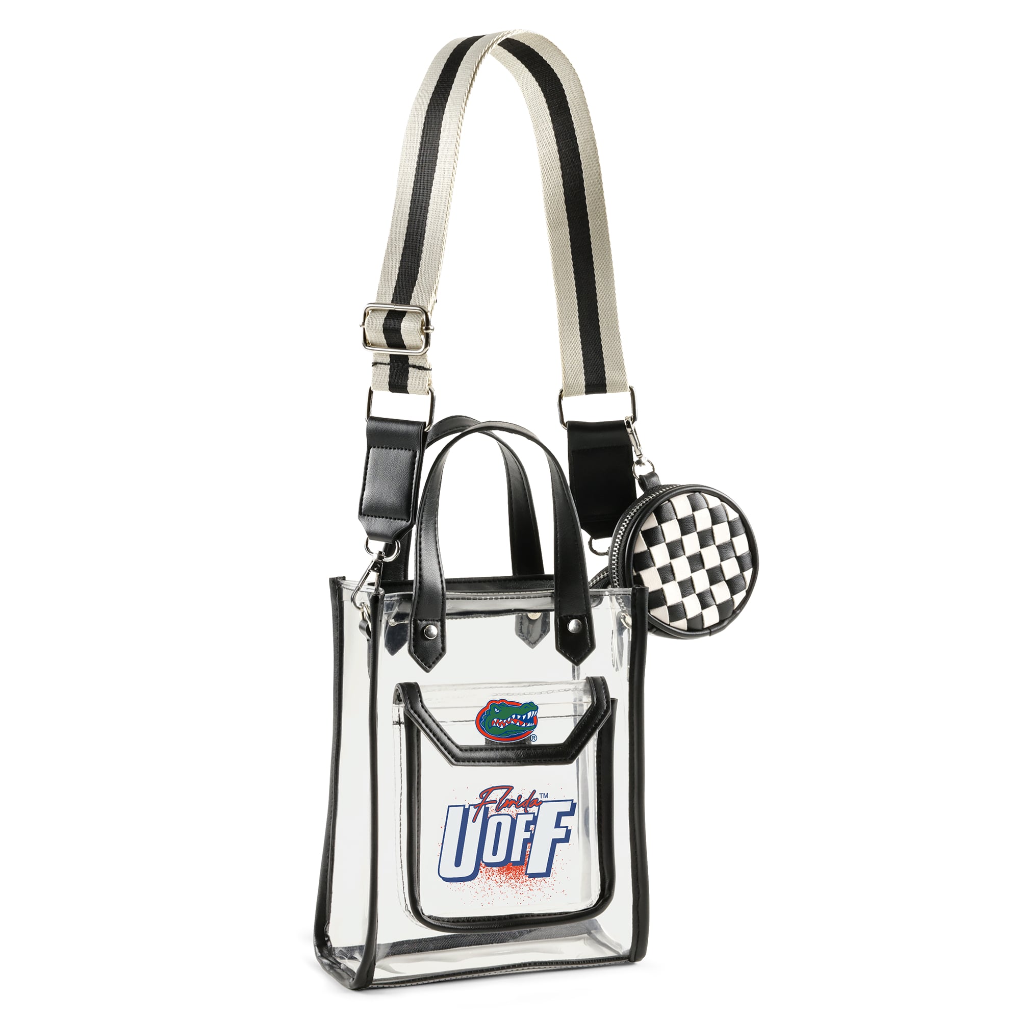 WEAR by Erin Andrews Florida Gators Clear Stadium Crossbody Purse with Coin Pouch