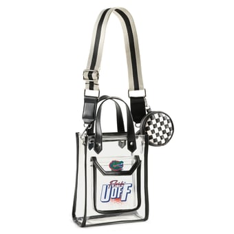WEAR by Erin Andrews Florida Gators Clear Stadium Crossbody Purse with Coin Pouch